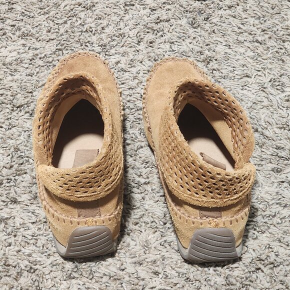 Women's EMU Australia Ever Size 7 Ghostgum Suede Moccasin Bootie Chestnut Boho - Picture 3 of 9